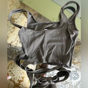 Lululemon wrap tank bra